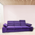 Canapea extensibila cu 3 locuri Junona Pink