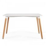 Masa alba de bucatarie moderna BUC 082