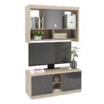 Comoda MODUS 4 sertare si dulap suspendat