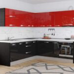 Mobila Bucatarie pe Colt Ieftina Rosie Italia