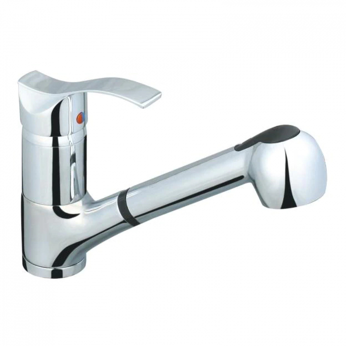 Baterie chiuveta bucatarie cu dus Sanitec SN0012