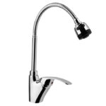 Baterie pentru bucatarie cu pipa flexibila Sanitec SN0017