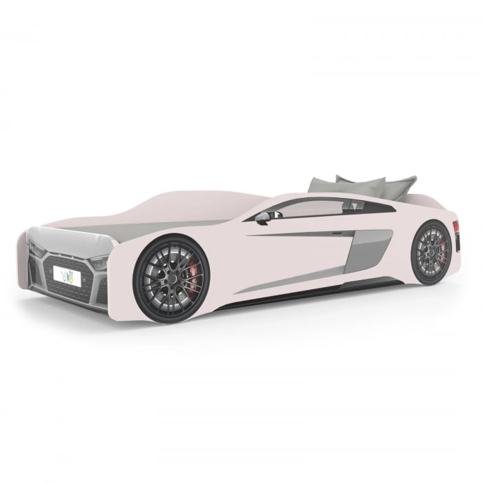 Pat pentru copii masina ULTRA ECO RED