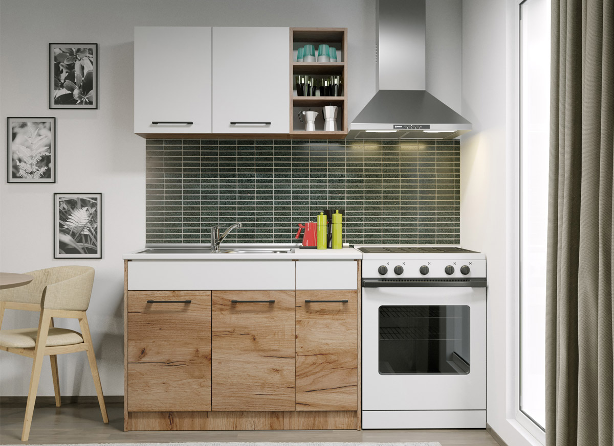 Bucătăria Bonita - Configurația 17 - 113.2 cm