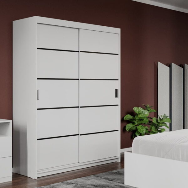 Dressing / Dulap dormitor Alb 138 - Elis