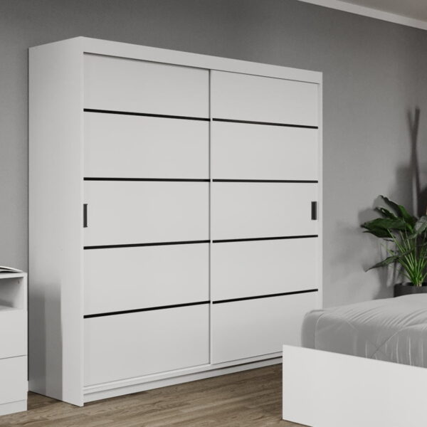 Dressing / Dulap dormitor Alb 184 - Elis