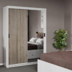 Dressing / Dulap dormitor San Remo cu Oglinda 138 - Karin