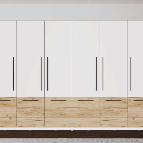 Dulap dormitor - 302 cm - Timber
