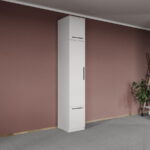 Dulap dormitor Alb 1U cu suprapozabil - Madrid