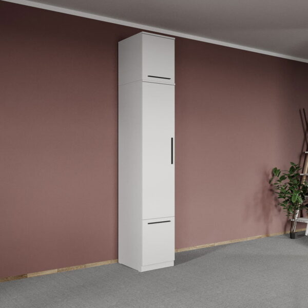 Dulap dormitor Alb 1U cu suprapozabil - Madrid