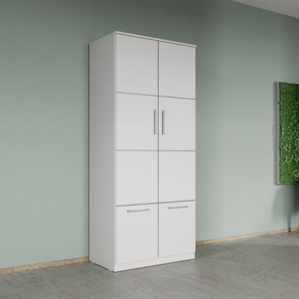 Dulap dormitor Alb 2U- Acapulco