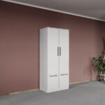 Dulap dormitor Alb 2U- Madrid