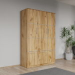 Dulap dormitor Stejar Auriu 3U - Acapulco