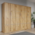 Dulap dormitor Stejar Auriu V1 6U - Acapulco