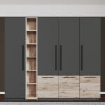 Dulap gri – 230 cm – Novo – 4