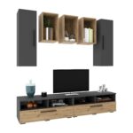 Antracit/Stejar Artisan