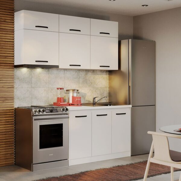 Mobila Bucatarie Fog Alba - 10 - 180 cm