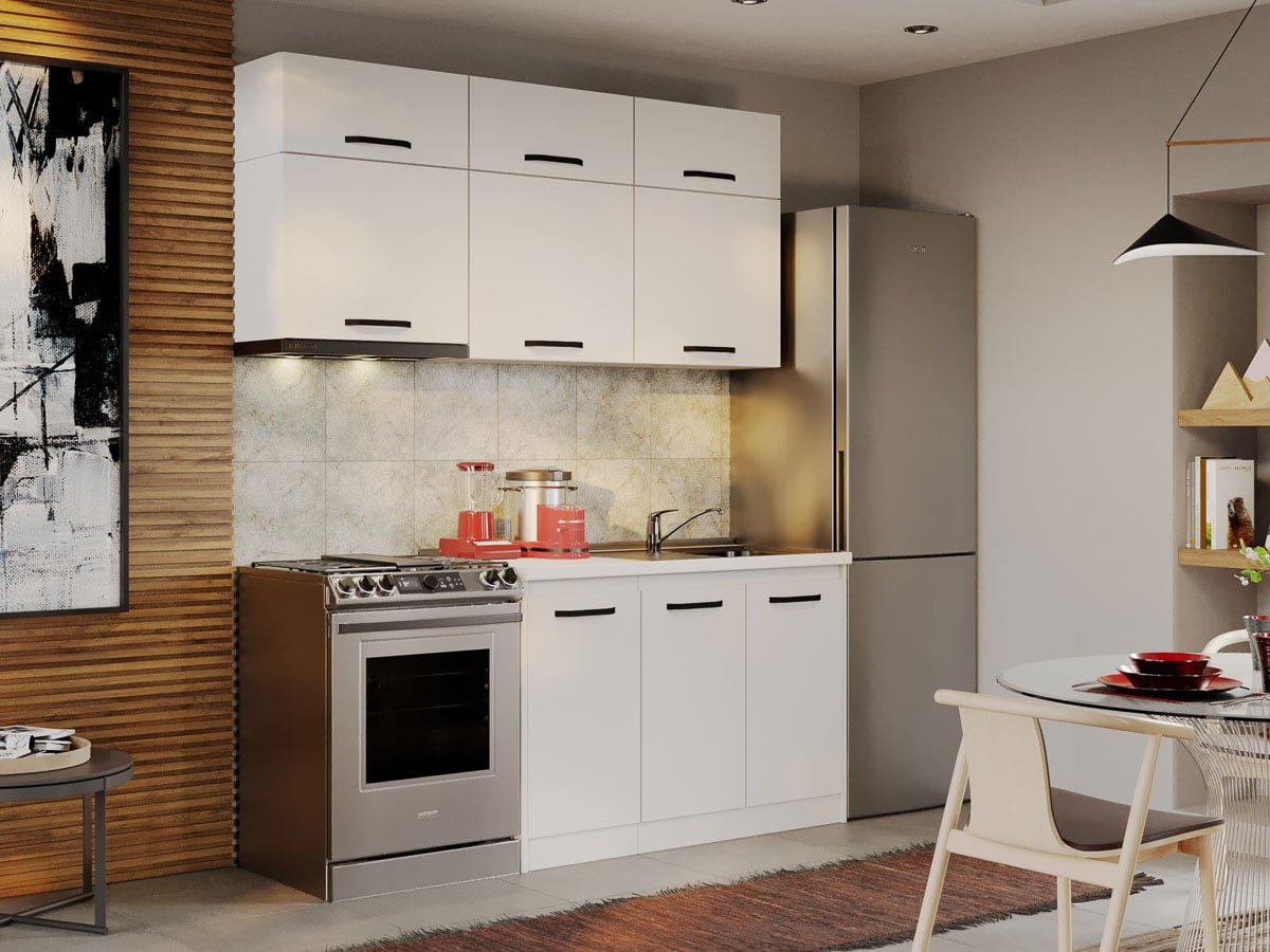 Mobila Bucatarie Fog Alba - 10 - 180 cm