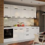 Mobila Bucatarie Fog Alba - 21 - 280 cm