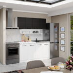 Mobila Bucatarie Rita Ferrara+Alb - 27 - 160cm