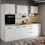 Mobila Bucatarie alba Aroma - 04 - 260 cm