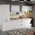 Mobila Bucatarie alba Aroma - 06 - 320 cm