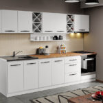 Mobila Bucatarie alba Aroma - 07 - 280 cm