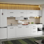 Mobila Bucatarie alba Sofi - 07 - 300 cm