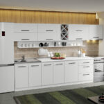 Mobila Bucatarie alba Sofi - 14 - 330 cm