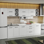 Mobila Bucatarie alba Sofi - 20 - 260 cm