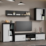 Set Mobilier Living Alb cu Ferrara Sam-C01