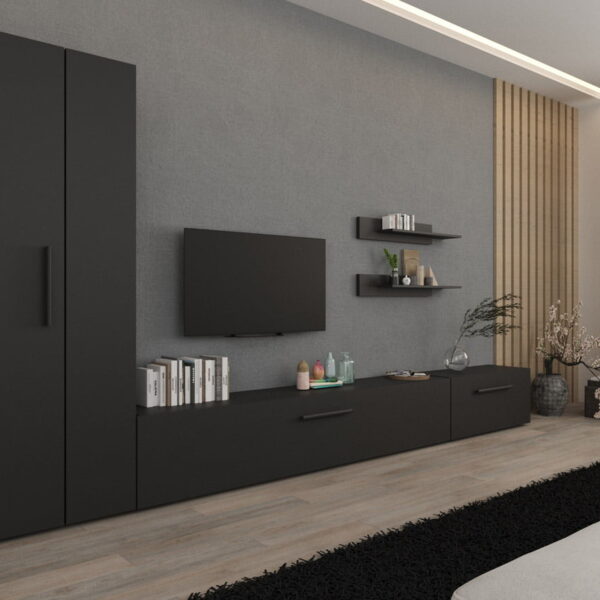 Set Mobilier Living Gri Antracit Remy-C03