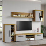 Set Mobilier Living Gri cu Flagstaff-Atena-C04