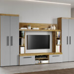 Set Mobilier Living Gri cu Flagstaff-Atena-C06
