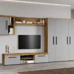 Set Mobilier Living Gri cu Flagstaff-Atena-C08