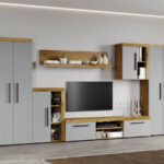 Set Mobilier Living Gri cu Flagstaff-Atena-C09