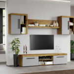 Set Mobilier Living Gri cu Flagstaff-Atena-C11