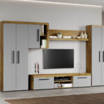Set Mobilier Living Gri cu Flagstaff-Atena-C14