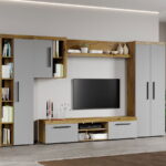 Set Mobilier Living Gri cu Flagstaff-Atena-C16