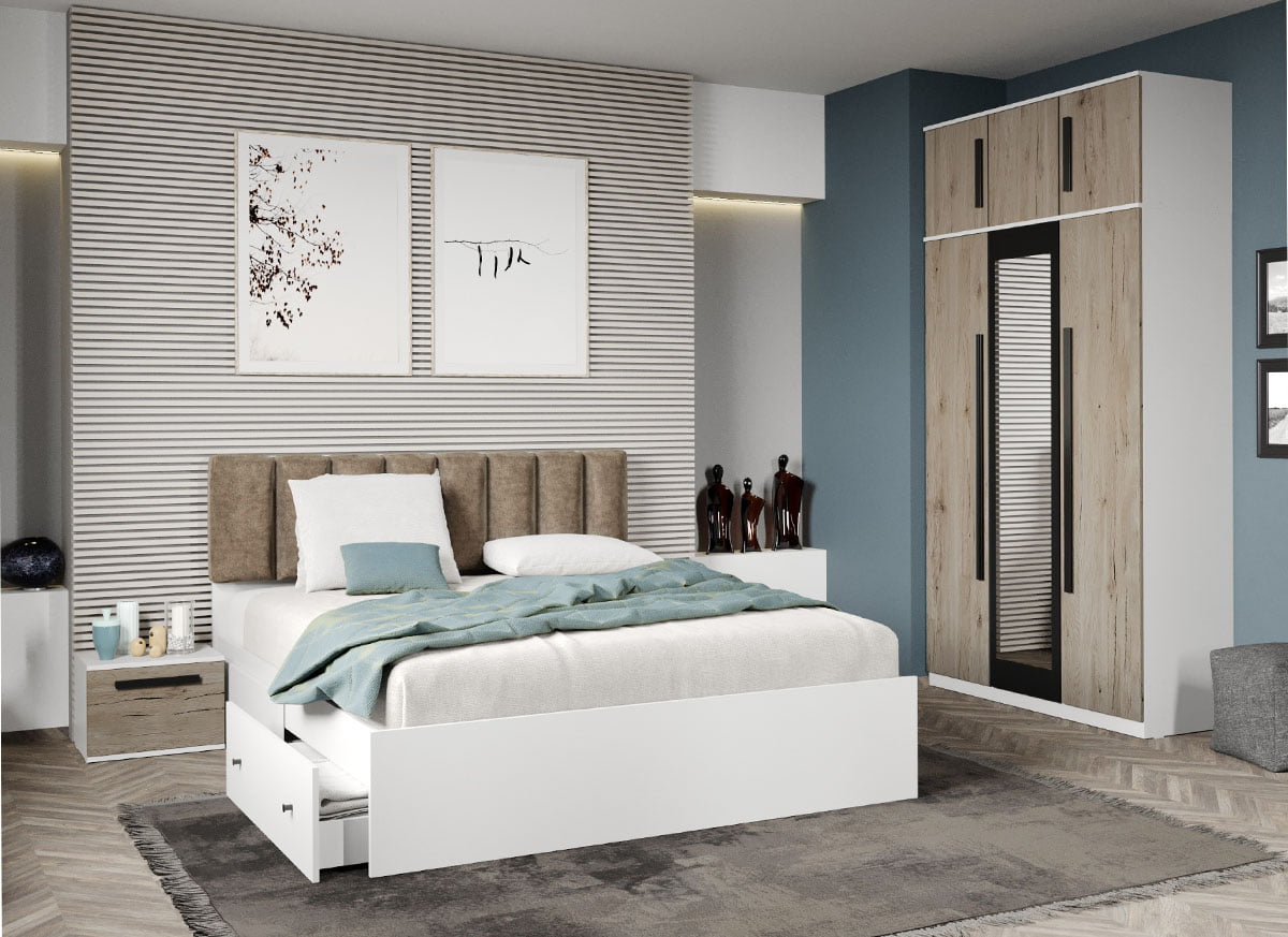 Set dormitor San Remo fara comoda - Dallas - C27