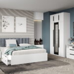 Set dormitor complet Alb - Dallas - C21