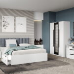 Set dormitor complet Alb - Dallas - C22