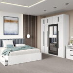 Set dormitor complet Alb - Dallas - C53