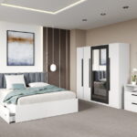 Set dormitor complet Alb - Dallas - C54