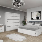 Set dormitor complet Alb - Elis - C5
