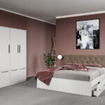 Set dormitor complet Alb - Madrid - C33