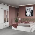 Set dormitor complet Alb - Madrid - C39