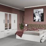 Set dormitor complet Alb - Madrid - C51