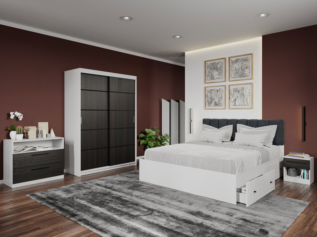 Set dormitor complet Ferrara - Elis - C14 Set dormitor complet Ferrara - Elis - C14