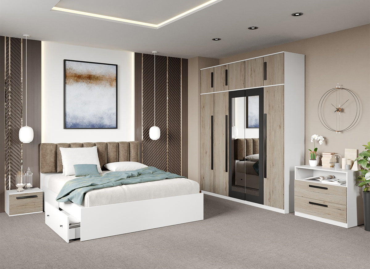 Set dormitor complet San Remo - Dallas - C57